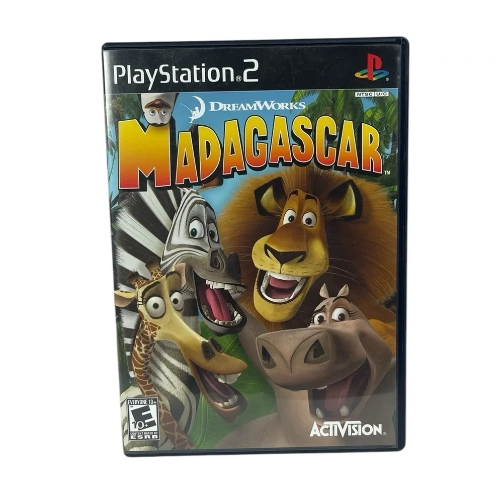 PlayStation 2 Dream Works Madagascar Video Game w Manual